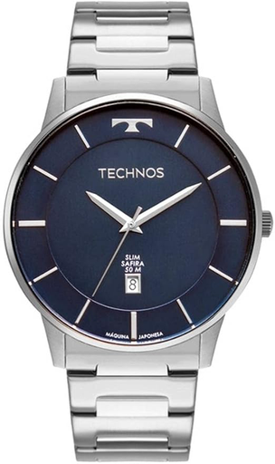 Relógio Technos Masculino Slim Prata - GM10YQ/1A